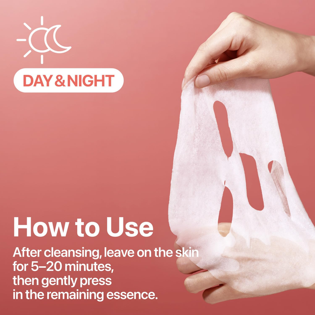 Numbuzin - No.3 Tingle-Pore Softening Sheet Mask 27ml. (Pack of 6)