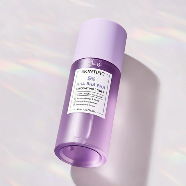 Skintific - 5% AHA BHA PHA Exfoliating Toner 80ml.