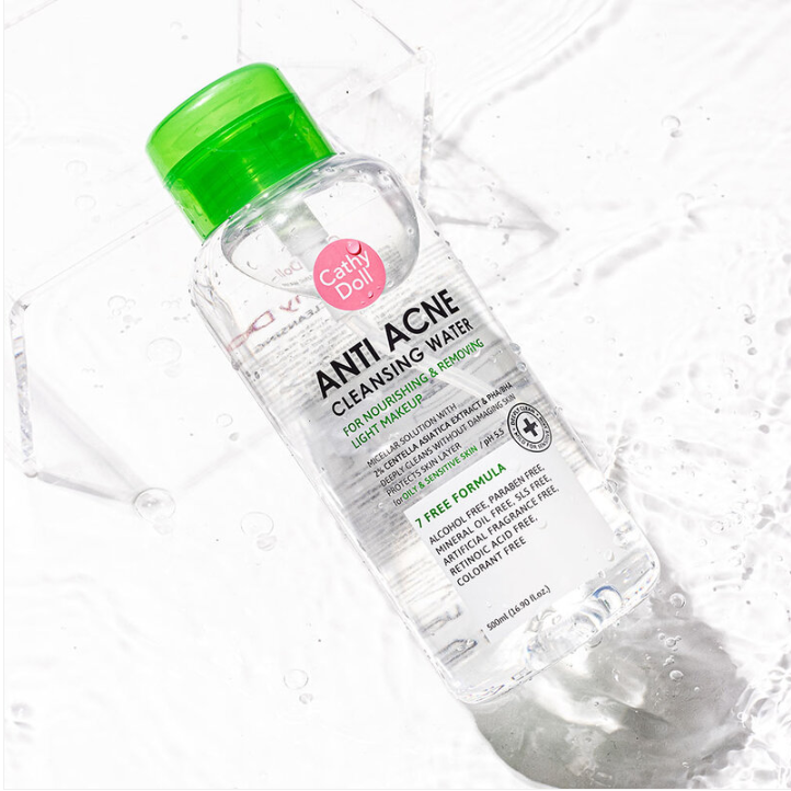 Cathy Doll - Anti Acne Cleansing Water 500ml.