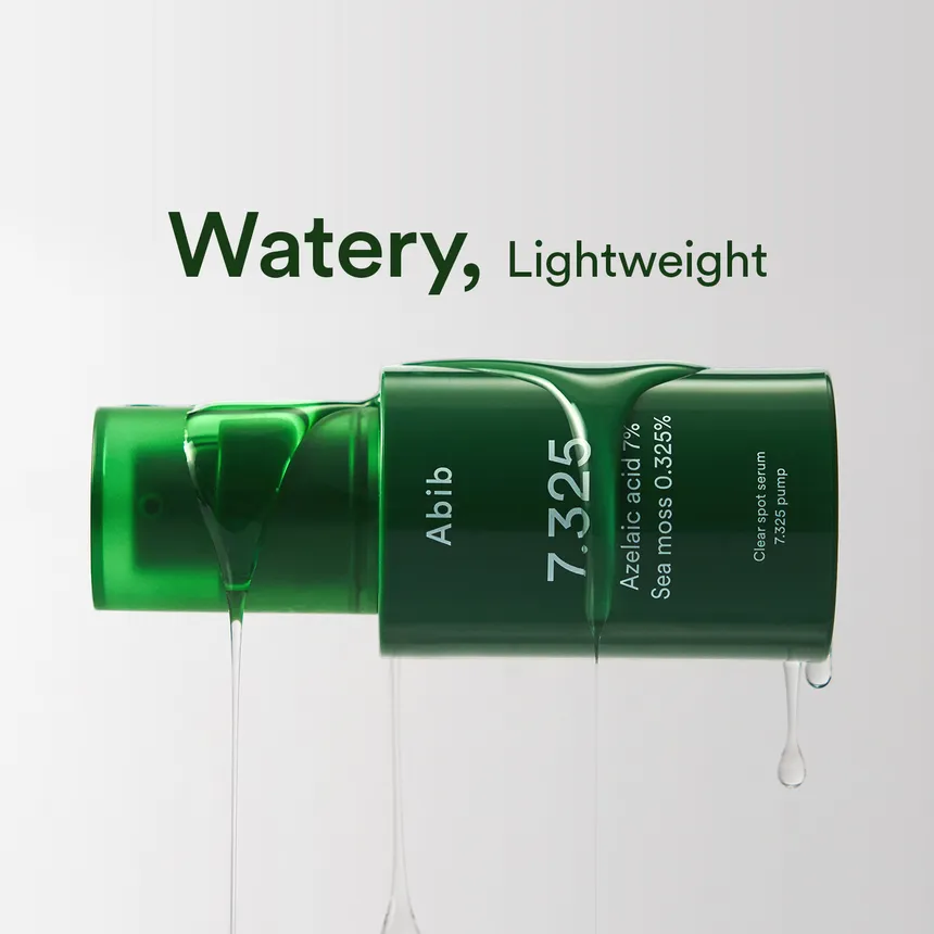 Abib - Clear Spot Serum 7.325 Pump with Azelaic Acid 7% and Sea Moss 0.325% 30ml.