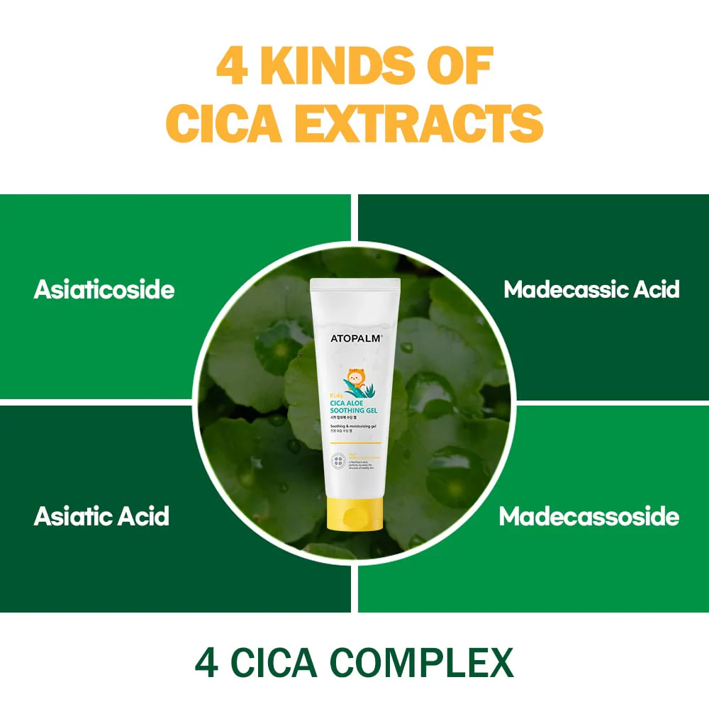 ATOPALM - Kids Cica Aloe Soothing Gel 250ml.