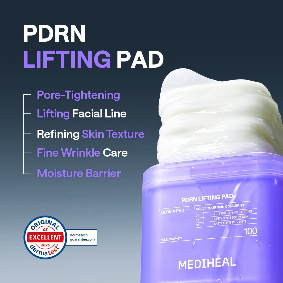 Mediheal - PDRN Lifting Day & Night Pad 170ml. (100 Pads)