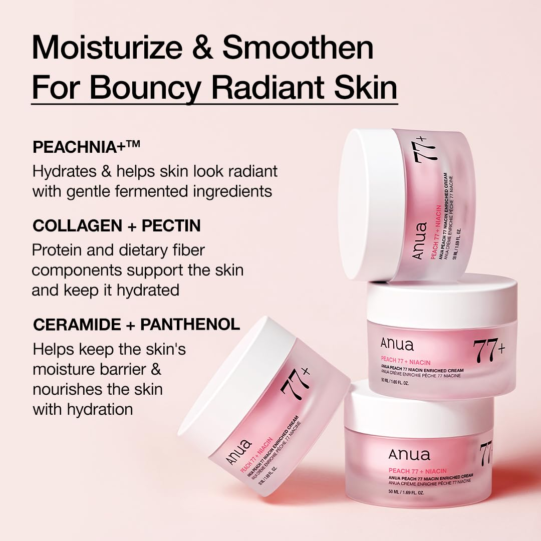 Anua - Peach 77 Niacin Enriched Cream 50ml.