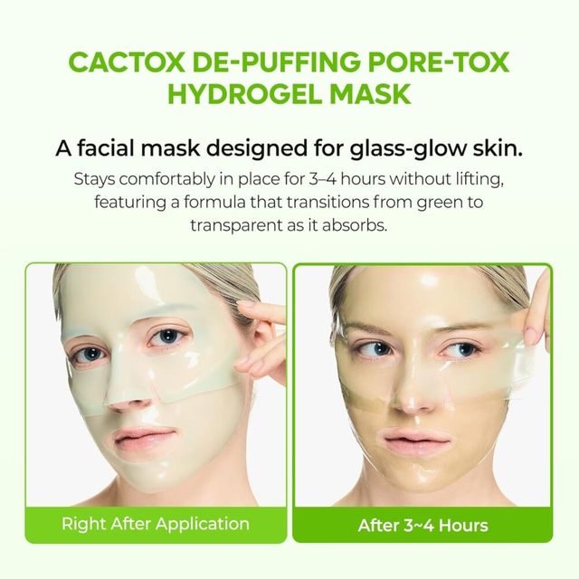Dr.Melaxin - Cactox Jelly Cream Booster & Pore Relief Hydrogel Mask (4 Sheets)