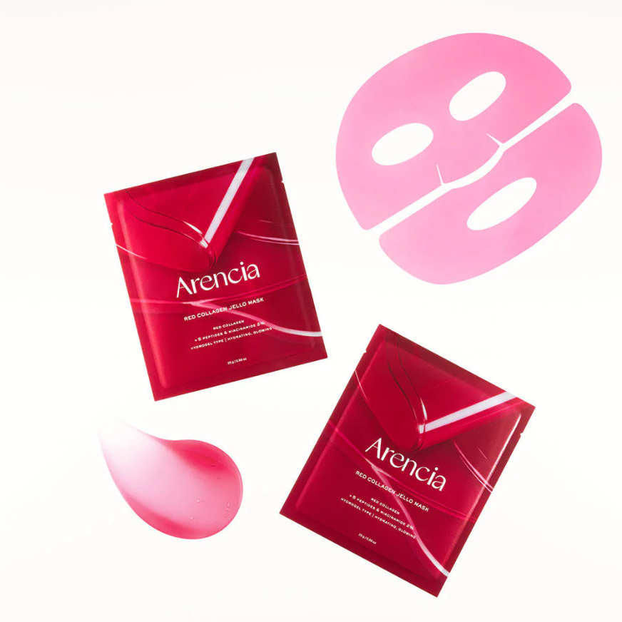 Arencia - Red Collagen Jello Mask 25ml. (Pack of 4)