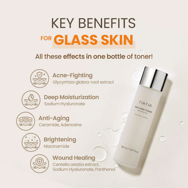 TIRTIR - Milk Skin Toner 150ml.