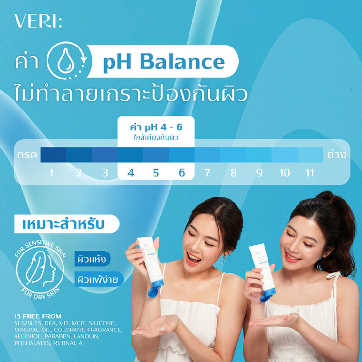 VERI - Moist Skin Barrier Defense Cleansing Gel 100ml.