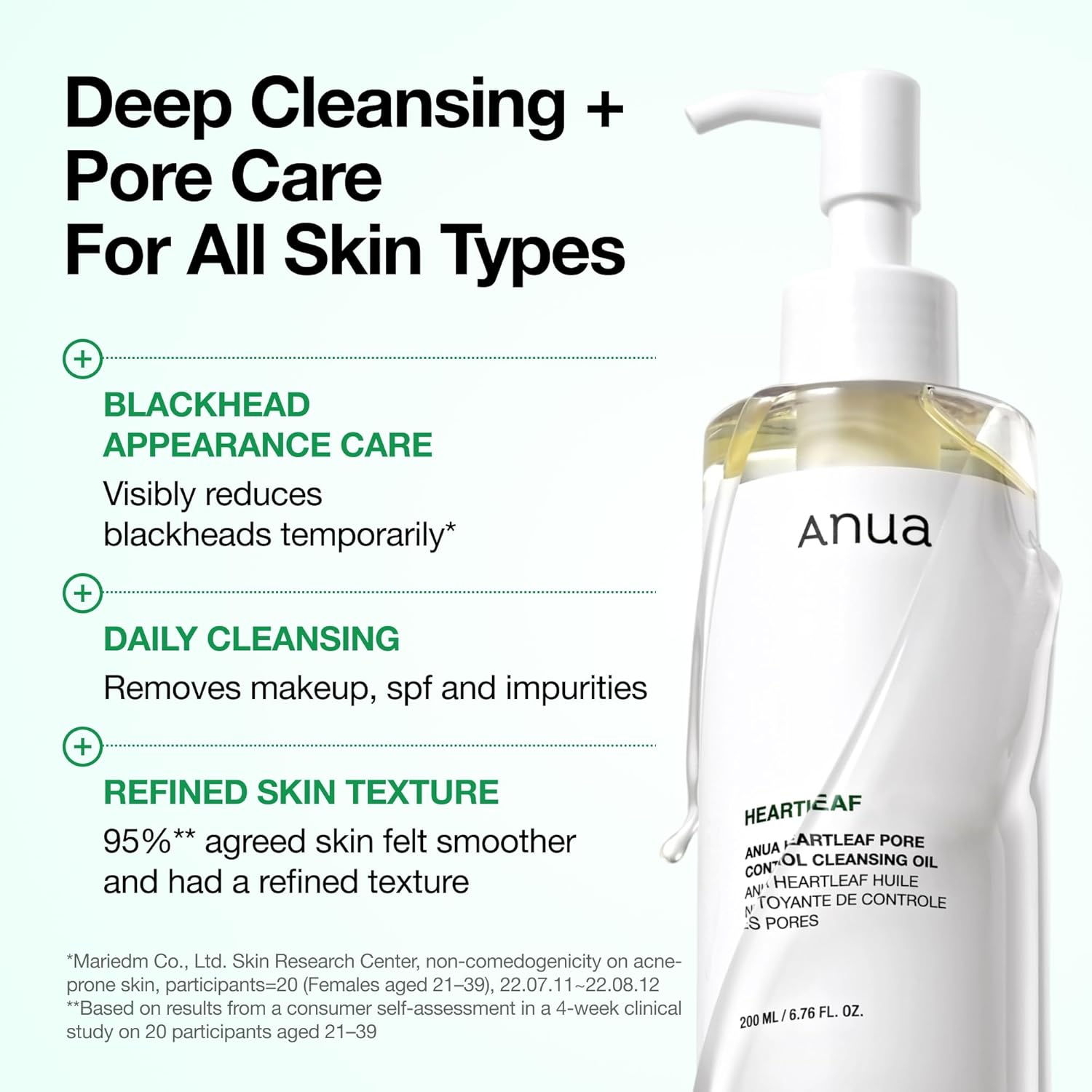 Anua - Heartleaf Pore Control Cleansing Oil 200ml.