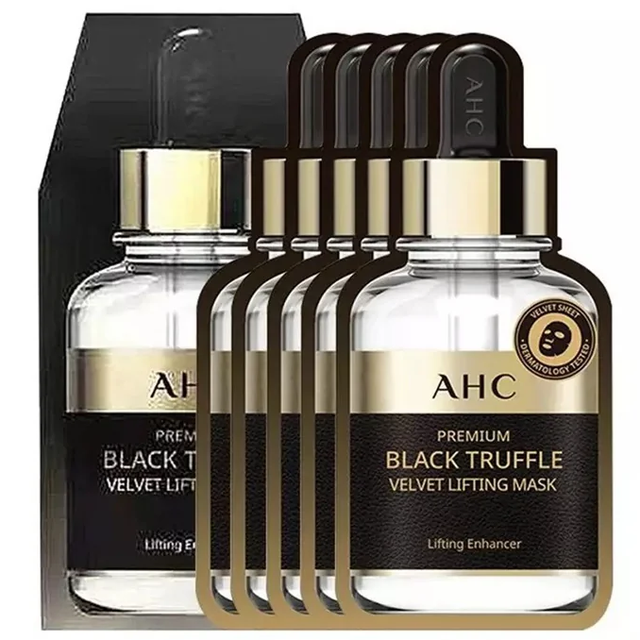 AHC - Premium Black Truffle Velvet Lifting Mask Set 25g. (5 Sheets)
