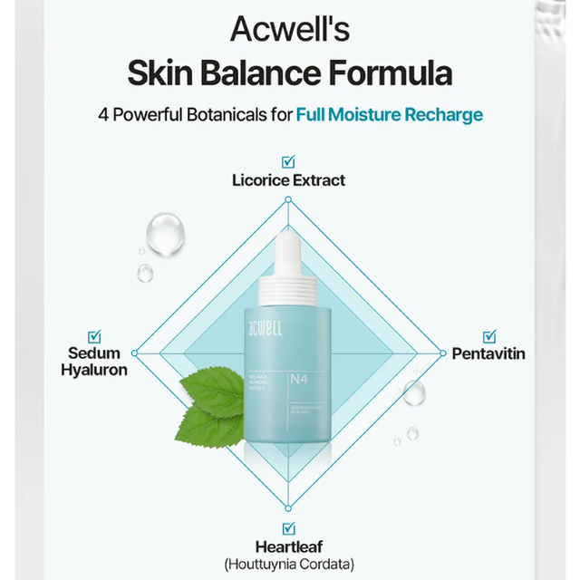 Acwell - Real Aqua Balancing Ampoule 35ml.