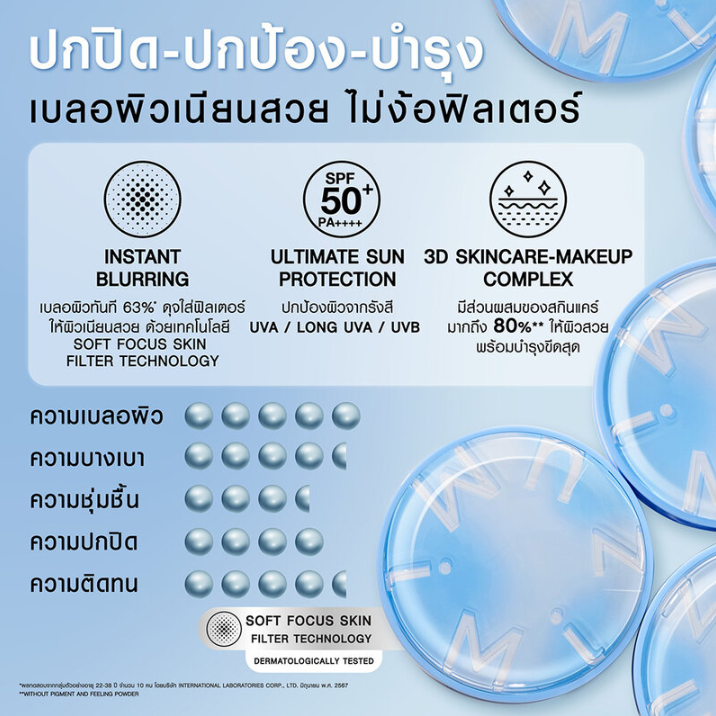 MizuMi - Filter Effect Airy Skincare Cushion #04 Mocha SPF50+ PA++++ 15g.