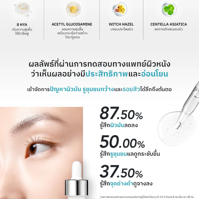 Nu Formula - Sebum Control & Dark Spot Ampoule Serum, Niacinamide 10% + Zinc PCS 1.5% 30ml.