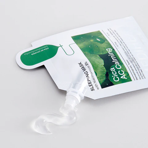 Mediheal - Cica AC Calming Sleeping Mask with Niacinamide 5% 20ml. (Pack of 6)