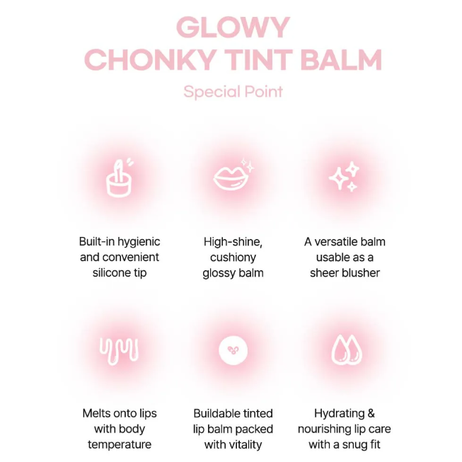 AOU - Glowy Chonky Tint Balm #07 Bubble Balm