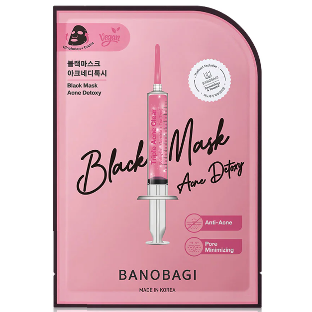 Banobagi - Black Mask Acne Detoxy 26ml. (Pack of 3)