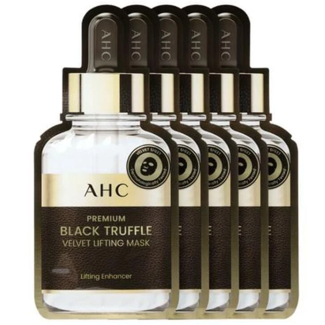 AHC - Premium Black Truffle Velvet Lifting Mask Set 25g. (5 Sheets)