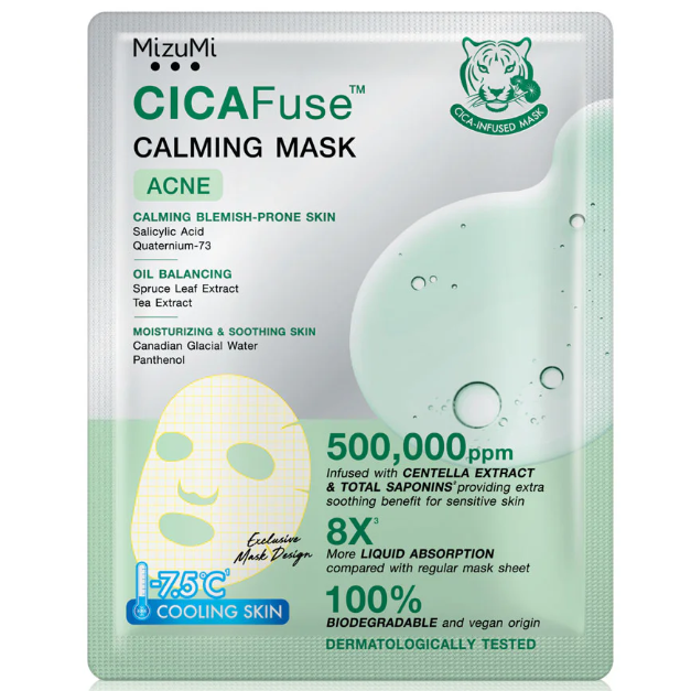 MizuMi - CICAFuse Calming Mask Acne 30ml. (Pack of 3)