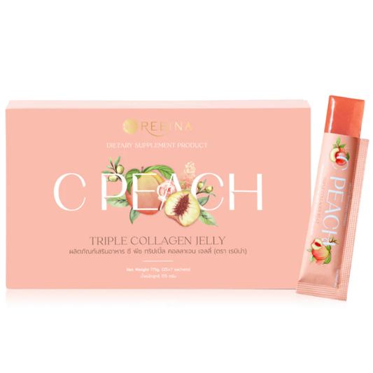 Rebina - C Peach Triple Collagen Jelly 25g. (7 Sachets)