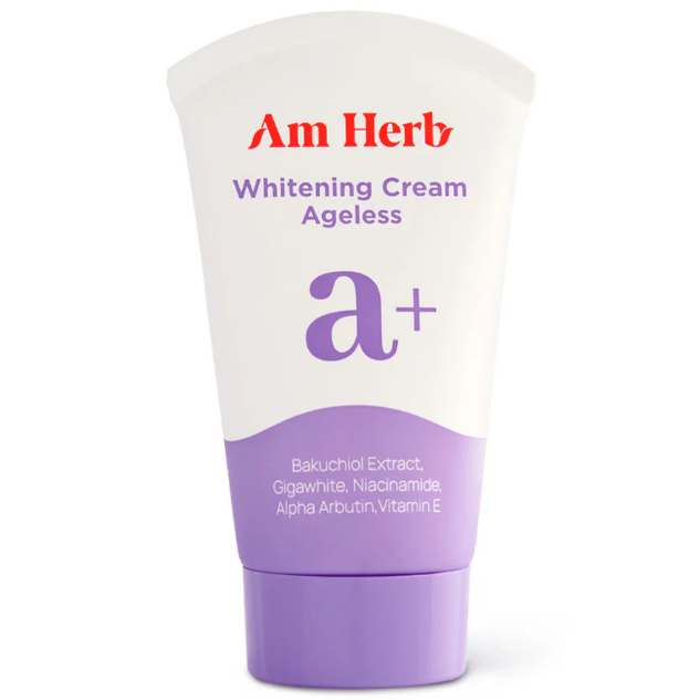 Am Herb - A+ Anti-Aging Whitening Cream Ageless 30g.
