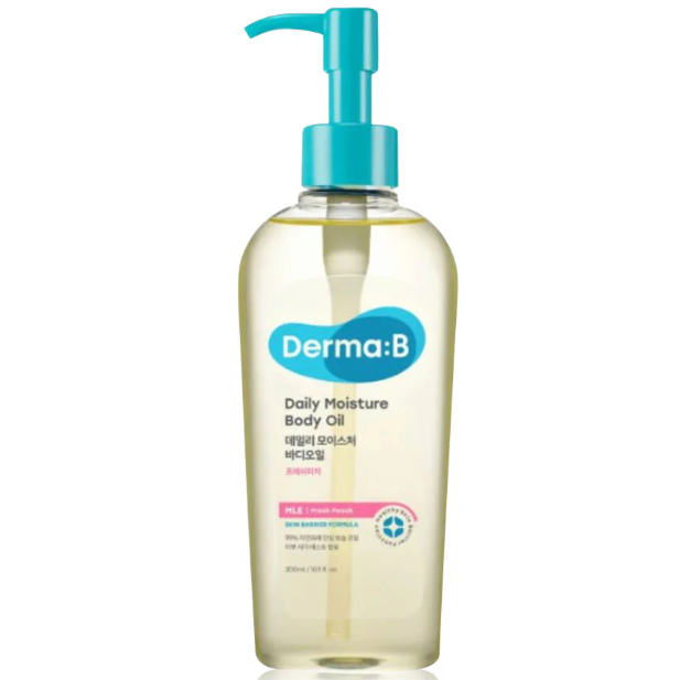 DERMA B - Daily Moisture Body Oil Fresh Peach 200ml.
