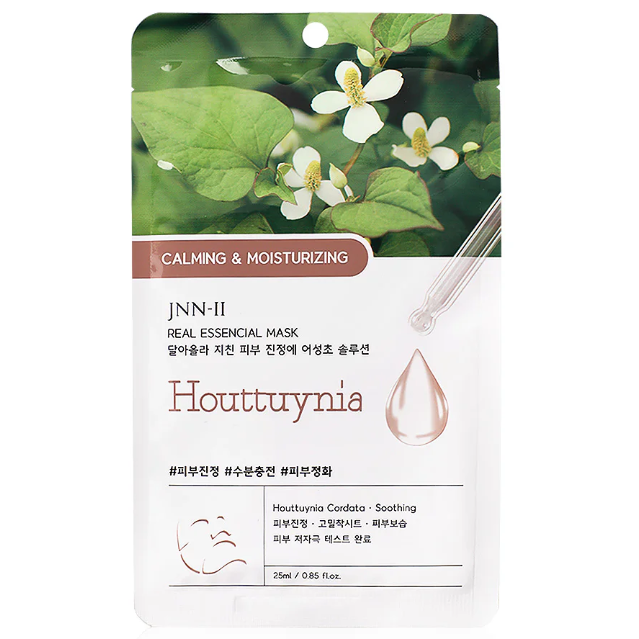JNN-II - Houttuynia Cordata Real Essencial Mask 25ml. (Pack of 3)