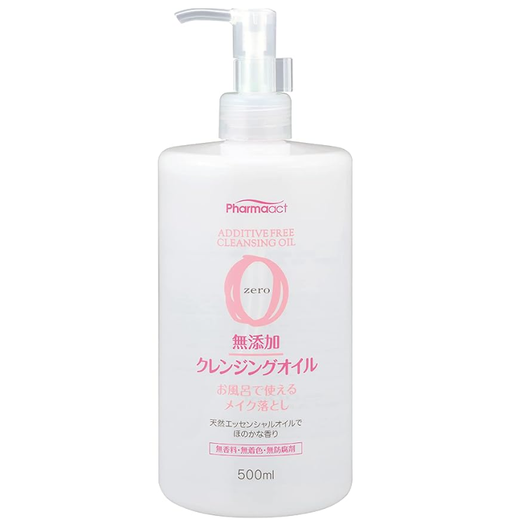 Kumano Yushi - Pharmaact Additive Free ZERO Cleansing Oil 500ml.