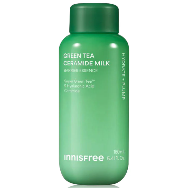 Innisfree - Green Tea Ceramide Milk with Hyaluronic Acid and Ceramide 160ml.