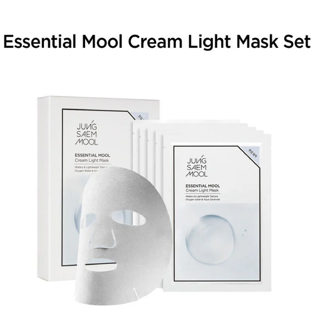 Jung Saem Mool - Essential Mool Cream Light Mask 28g. (Box of 5 Masks)