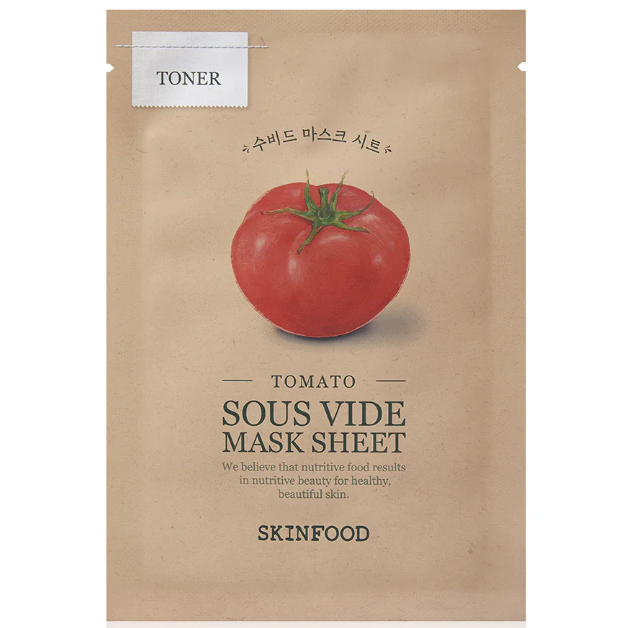 Skinfood - Tomato Sous Vide Mask Sheet 18g. (Pack of 6)