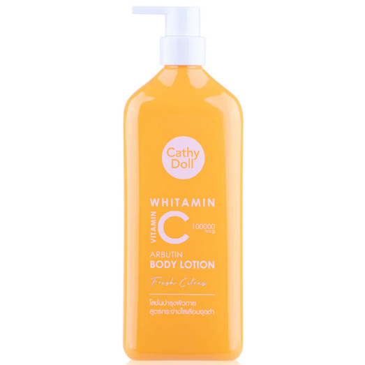 Cathy Doll - Whitamin Vitamin C Arbutin Body Lotion Fresh Citrus 450ml.