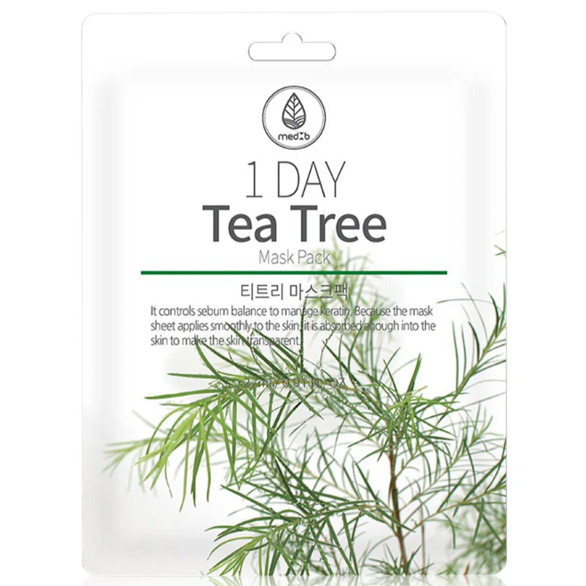 MEDB - 1 Day Tea Tree Mask Pack 27ml. (Pack of 3)
