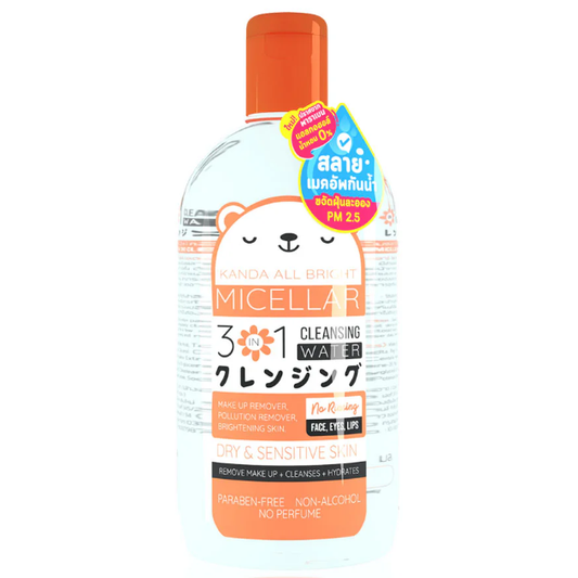 Kanda - All Bright Micellar 3 in 1 Cleansing Water 500ml.