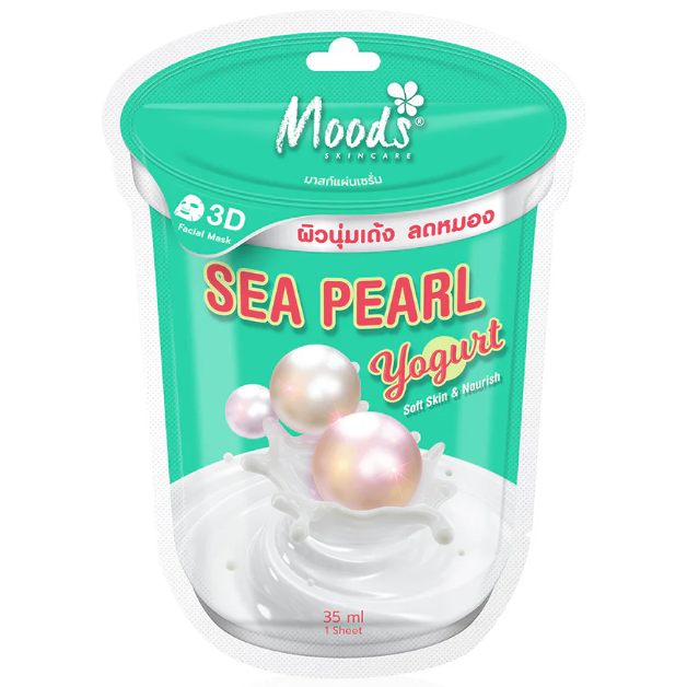 Moods Skin Care - Sea Pearl Yogurt Mask 35ml. (Pack of 3)