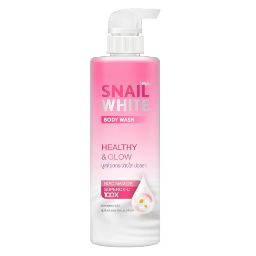 Namu Life Snailwhite - Snail White Body Wash, Healthy and Glow with Niacinamide and Superox-C 500ml.