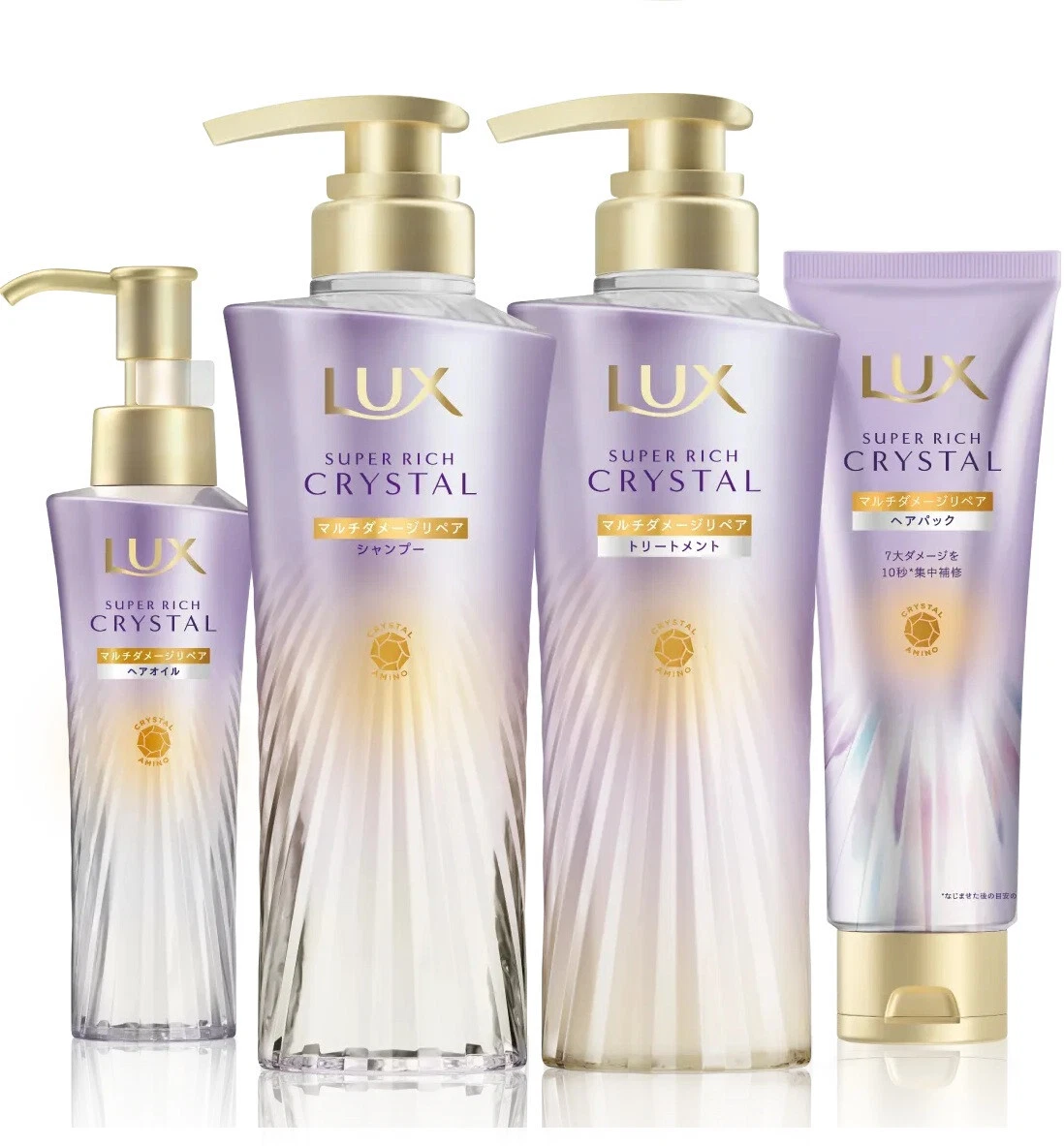 Lux - Super Rich Crystal Multi-Damage Repair Shampoo 450ml.