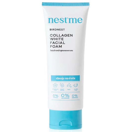 Nestme - Birdnest Collagen White Facial Foam 100g.