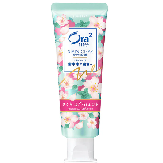 Ora2 - me Stain Clear Toothpaste Fresh Sakura Mint 130g.