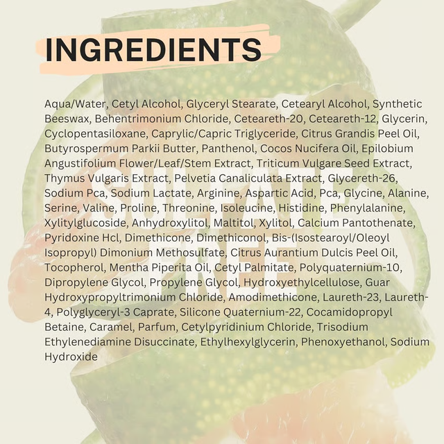 Cocoon Vietnam - Pomelo Hair Mask (Kem Ủ Tóc Bưởi) with Pomelo Oil, Vitamin B5 & Xylishine™ 200ml.