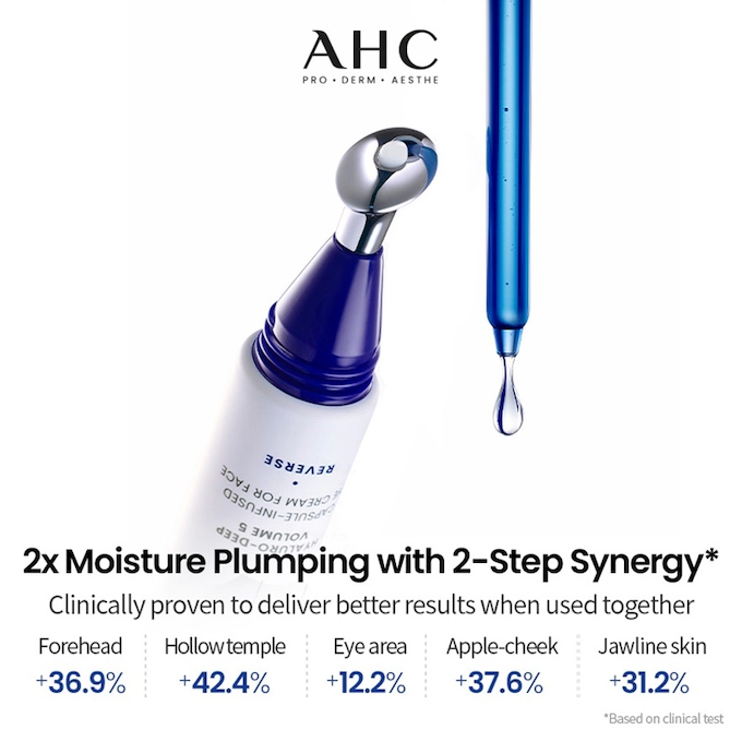 AHC - Pro Shot Hyaluro-Deep Volume 5 Capsule-Infused Eye Cream For Face 30ml.