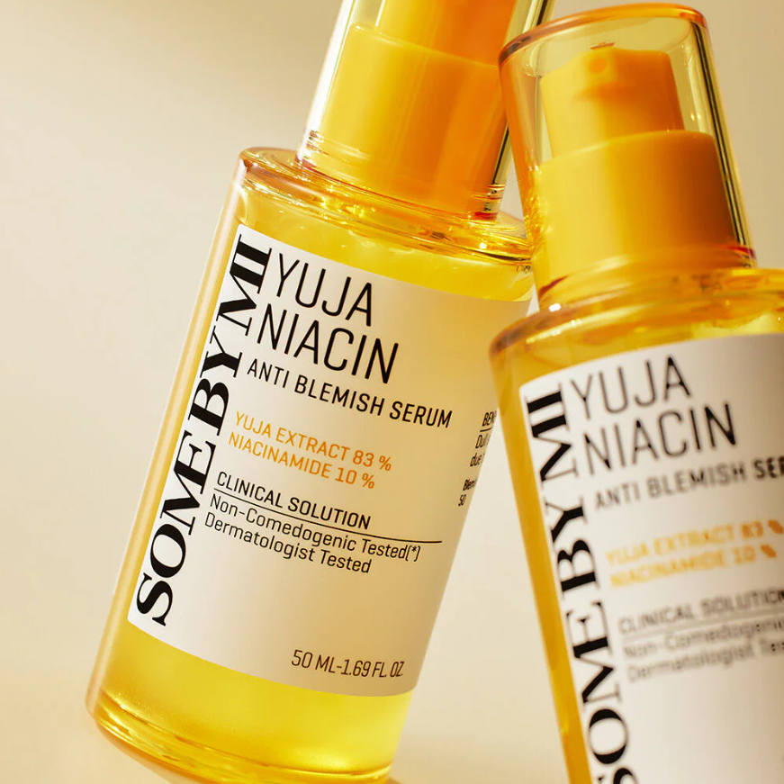 SOME BY MI - Bundle of 1x Yuja Niacin Anti Blemish Serum 50ml. + 1x Yuja Niacin Anti-Blemish Daily Mask (30 Sheets)
