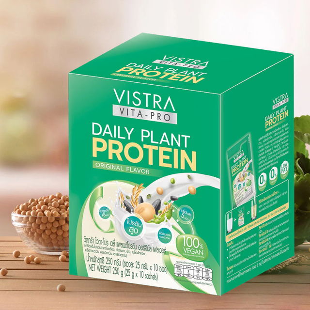 Vistra - Vita-Pro Daily Plant Protein 100 % Vegan 25g. (10 Sachets)