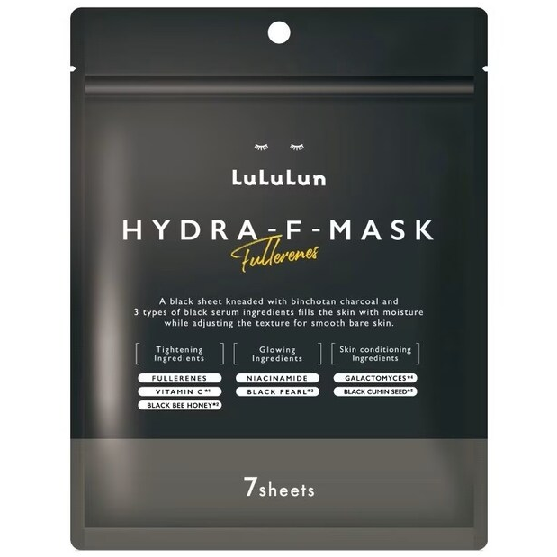Lululun - Hydra F Mask Fullerenes Face Masks 114ml. (7 Sheets)