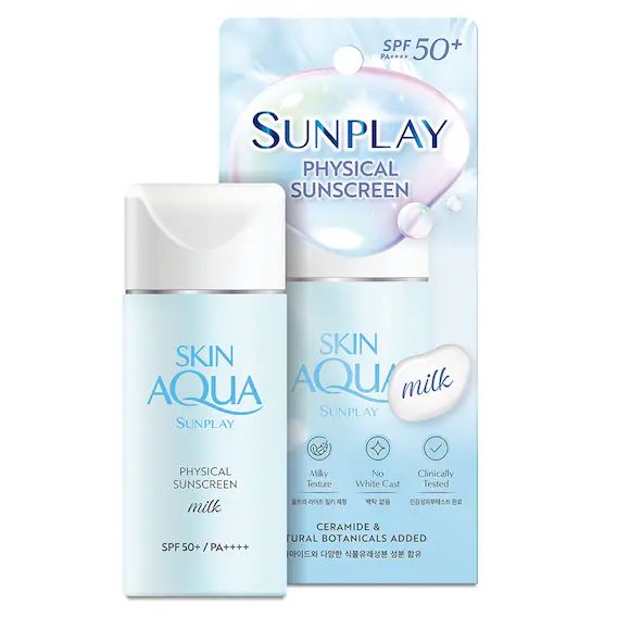 Sunplay - Skin Aqua Physical Sunscreen Milk SPF 50+ PA++++ 50ml.