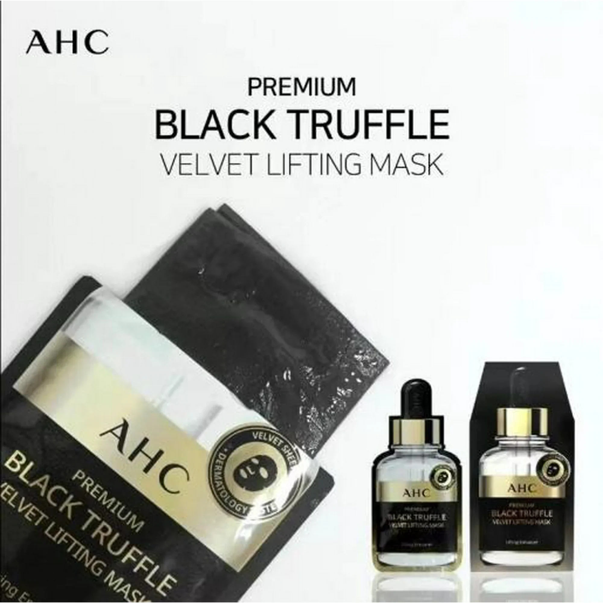 AHC - Premium Black Truffle Velvet Lifting Mask Set 25g. (5 Sheets)