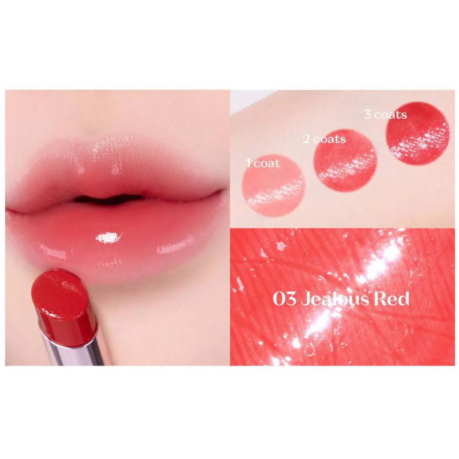 Etude - Color Lasting Glow Stick #03 Jealous Red 3.2g.