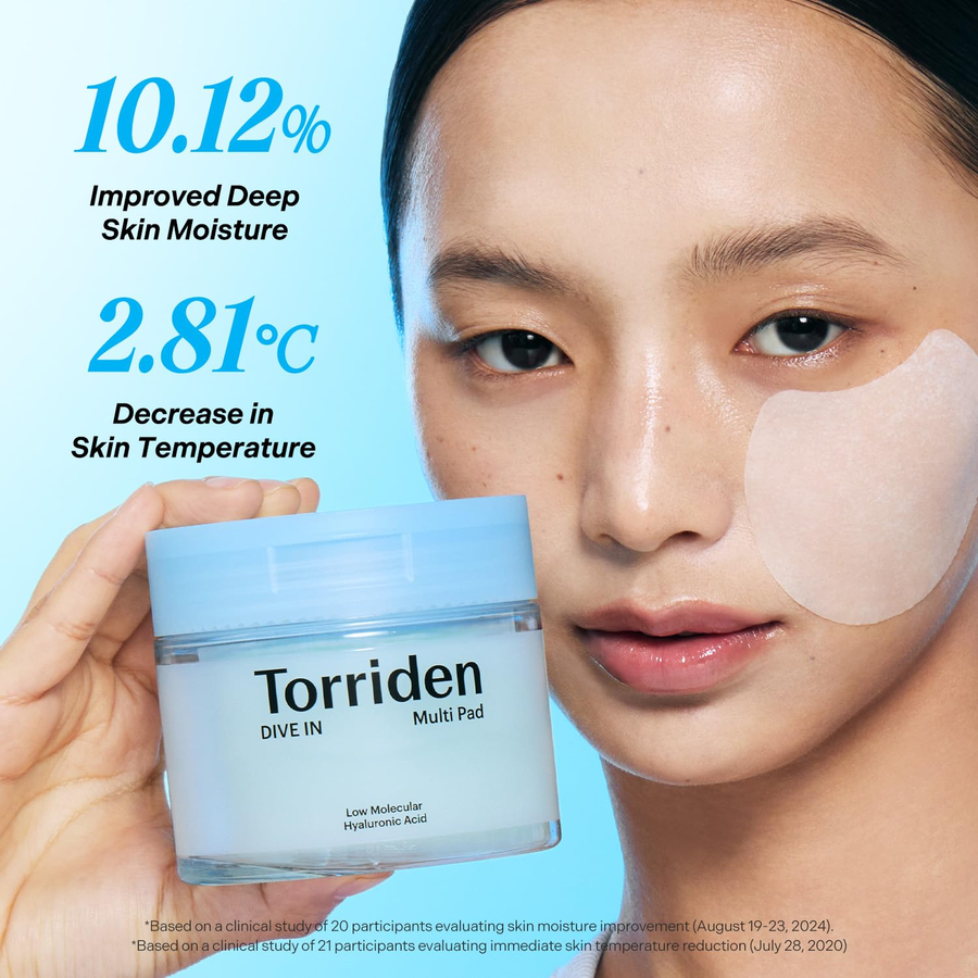 Torriden - Dive In Low Molecular Hyaluronic Acid Multi Pad 160ml. (80 Pads)
