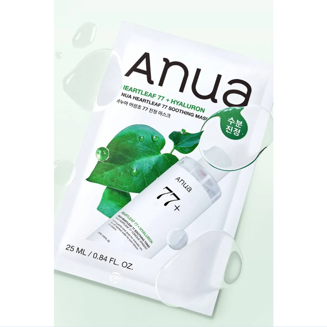 Anua - Heartleaf 77 Soothing Mask 25ml. (Pack of 3)