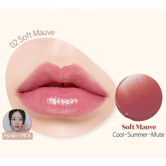 Etude - Ginger Sugar Melting Balm #02 Soft Mauve 2.3g.