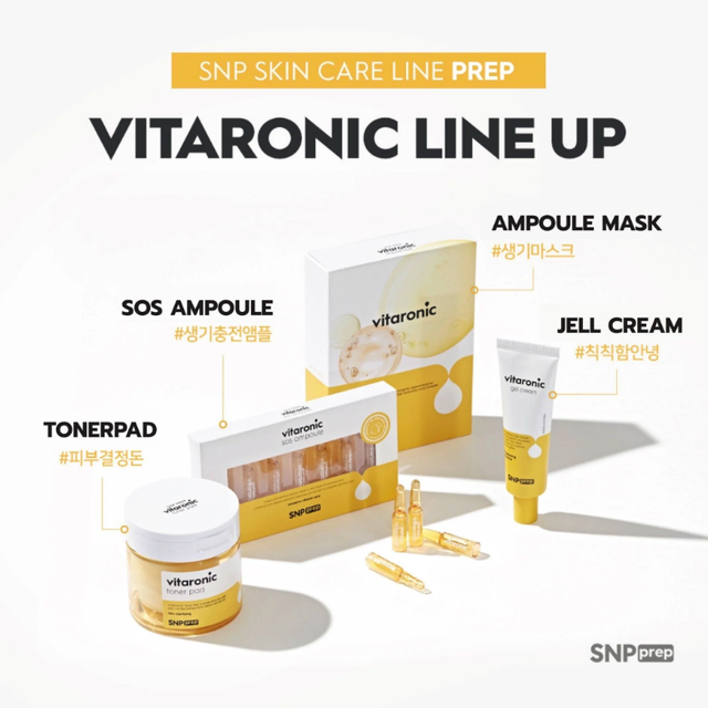 SNP - Prep Vitaronic Ampoule Mask 25ml. (Pack of 3)