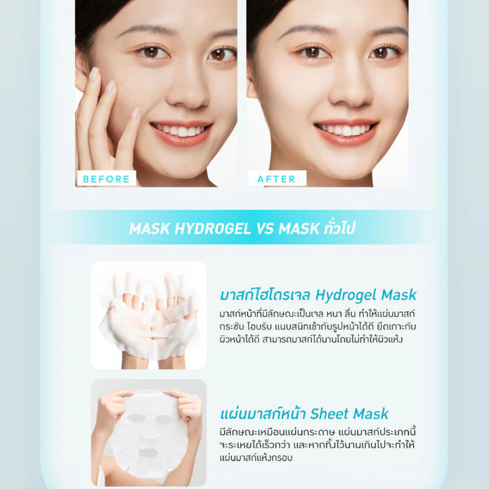 Baby Bright - Peptox Melting Hydrogel Mask 35g. (Pack of 3)